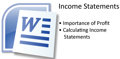 IGCSE business studies income statements