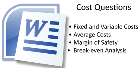 IGCSE business studies costs questions