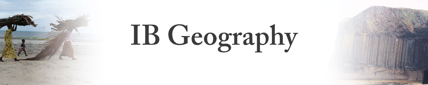 IB geography banner