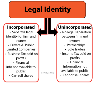 IGCSE business studies incorporated and unincorporated