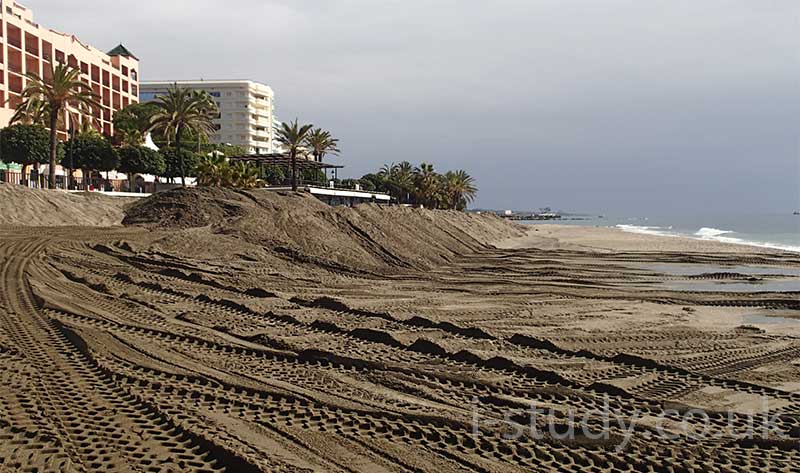 marbella beach replenishment