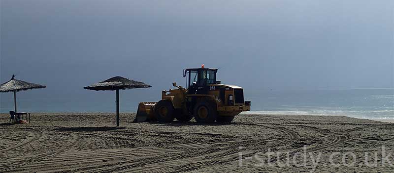 beach replenishment marbella